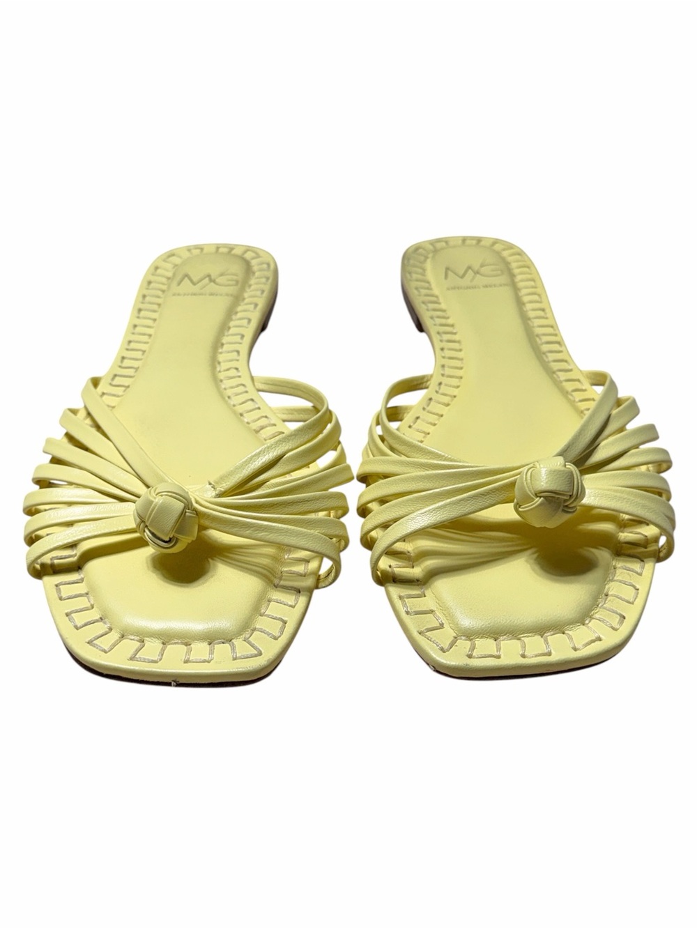 Antonio Melani Butter Yellow Sandals Woman’s 8 - Picture 2 of 5